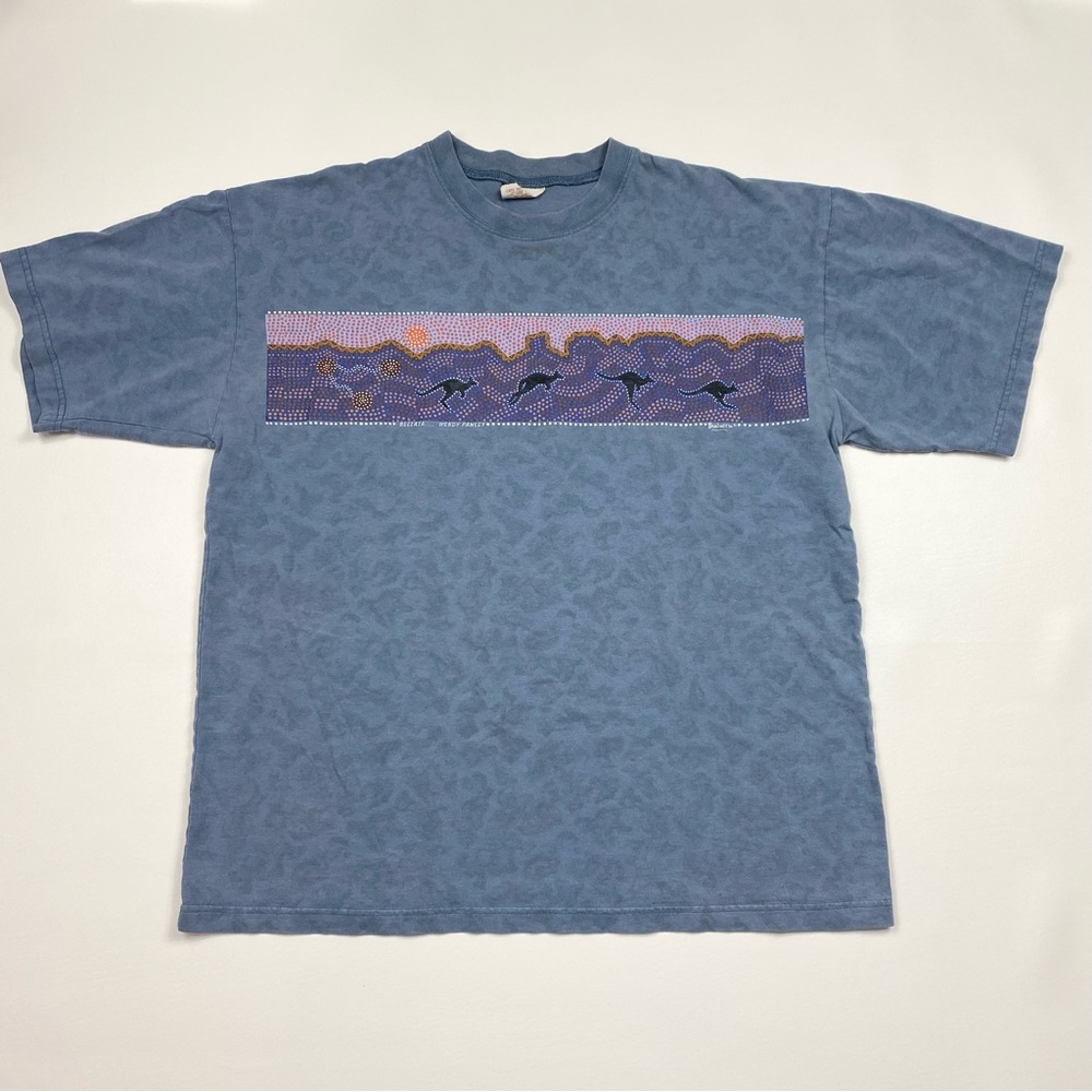 VTG 90’s Bullura Designs Australia Kangaroos Short Sleeve T-Shirt Size 2XL